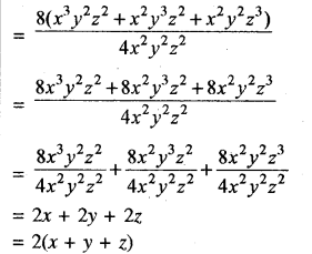RBSE Solutions for Class 8 Maths Chapter 10 गुणनखण्ड Additional Questions Q6a