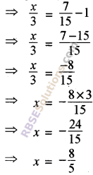 RBSE Solutions for Class 8 Maths Chapter 11 Linear Equations with One Variable Additional Questions img-1