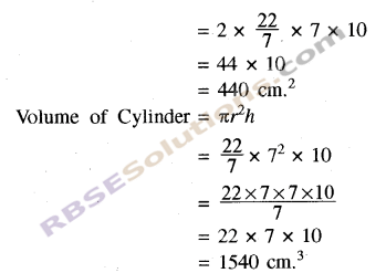 RBSE Solutions for Class 8 Maths Chapter 15 Surface Area and Volume Additional Questions img-8