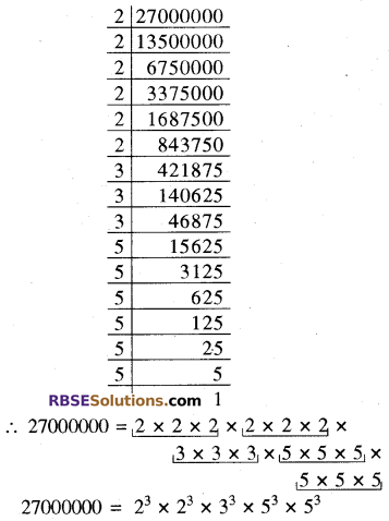 RBSE Solutions for Class 8 Maths Chapter 2 Cube and Cube Roots In Text Exercise 9