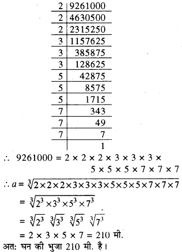 RBSE Solutions for Class 8 Maths Chapter 2 घन एवं घनमूल Additional Questions Q6