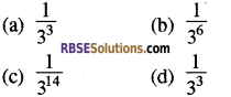 RBSE Solutions for Class 8 Maths Chapter 3 Powers and Exponents Additional Questions 1