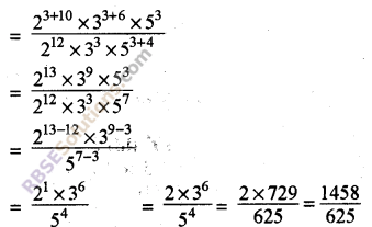 RBSE Solutions for Class 8 Maths Chapter 3 Powers and Exponents Ex 3.2 10