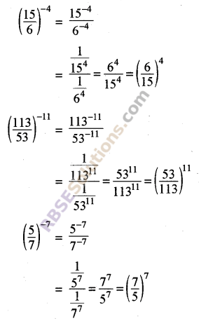 RBSE Solutions for Class 8 Maths Chapter 3 Powers and Exponents In Text Exercise 4