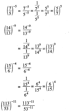 RBSE Solutions for Class 8 Maths Chapter 3 घात एवं घातांक In Text Exercise p34a