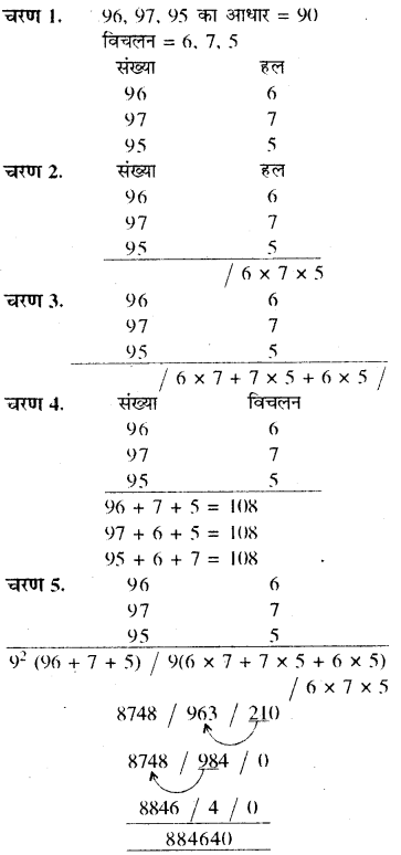 RBSE Solutions for Class 8 Maths Chapter 5 वैदिक गणित Ex 5.1 Q2i