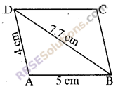 RBSE Solutions for Class 8 Maths Chapter 7 Construction of Quadrilaterals Additional Questions img-1