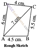 RBSE Solutions for Class 8 Maths Chapter 7 Construction of Quadrilaterals Additional Questions img-12