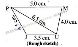 RBSE Solutions for Class 8 Maths Chapter 7 Construction of Quadrilaterals Ex 7.1 img-3