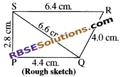 RBSE Solutions for Class 8 Maths Chapter 7 Construction of Quadrilaterals Ex 7.1 img-9
