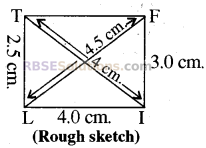 RBSE Solutions for Class 8 Maths Chapter 7 Construction of Quadrilaterals Ex 7.2 img-1
