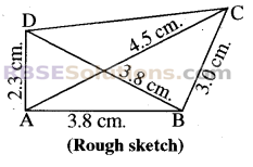 RBSE Solutions for Class 8 Maths Chapter 7 Construction of Quadrilaterals Ex 7.2 img-3