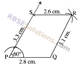 RBSE Solutions for Class 8 Maths Chapter 7 Construction of Quadrilaterals Ex 7.3 img-4