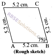 RBSE Solutions for Class 8 Maths Chapter 7 Construction of Quadrilaterals Ex 7.3 img-7