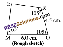 RBSE Solutions for Class 8 Maths Chapter 7 Construction of Quadrilaterals Ex 7.5 img-1