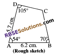 RBSE Solutions for Class 8 Maths Chapter 7 Construction of Quadrilaterals Ex 7.5 img-3