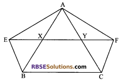 RBSE Solutions for Class 9 Maths Chapter 10 Area of Triangles and Quadrilaterals Additional Questions - 18