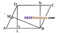 RBSE Solutions for Class 9 Maths Chapter 10 Area of Triangles and Quadrilaterals Miscellaneous Exercise - 3