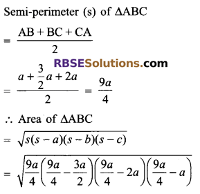 RBSE Solutions for Class 9 Maths Chapter 11 Area of Plane Figures Additional Questions - 11