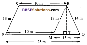 RBSE Solutions for Class 9 Maths Chapter 11 Area of Plane Figures Additional Questions - 19