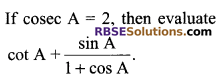 RBSE Solutions for Class 9 Maths Chapter 14 Trigonometric Ratios of Acute Angles Miscellaneous Exercise - 24