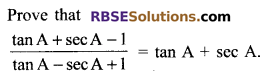 RBSE Solutions for Class 9 Maths Chapter 14 Trigonometric Ratios of Acute Angles Miscellaneous Exercise - 36