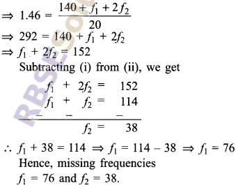 RBSE Solutions for Class 9 Maths Chapter 15 Statistics Additional Questions - 22