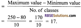 RBSE Solutions for Class 9 Maths Chapter 15 Statistics Additional Questions - 6