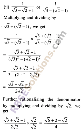 RBSE Solutions for Class 9 Maths Chapter 2 Number System Additional Questions 31