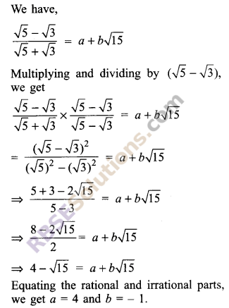 RBSE Solutions for Class 9 Maths Chapter 2 Number System Additional Questions 36