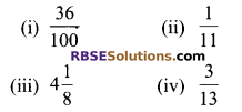 RBSE Solutions for Class 9 Maths Chapter 2 Number System Ex 2.1 1