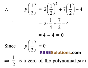 RBSE Solutions for Class 9 Maths Chapter 3 Polynomial Additional Questions 5