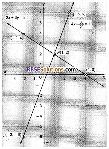 RBSE Solutions for Class 9 Maths Chapter 4 दो चरों वाले रैखिक समीकरण Ex 4.1 Q28