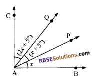RBSE Solutions for Class 9 Maths Chapter 5 Plane Geometry and Line and Angle Additional Questions 18