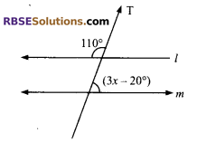 RBSE Solutions for Class 9 Maths Chapter 5 Plane Geometry and Line and Angle Additional Questions 6