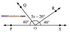 RBSE Solutions for Class 9 Maths Chapter 5 Plane Geometry and Line and Angle Additional Questions 9