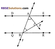 RBSE Solutions for Class 9 Maths Chapter 5 Plane Geometry and Line and Angle Ex 5.2 9