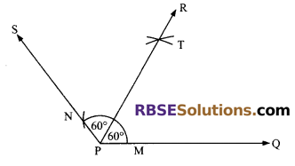 RBSE Solutions for Class 9 Maths Chapter 5 Plane Geometry and Line and Angle Ex 5.3 2