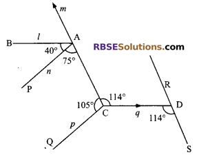 RBSE Solutions for Class 9 Maths Chapter 5 Plane Geometry and Line and Angle Miscellaneous Exercise 17