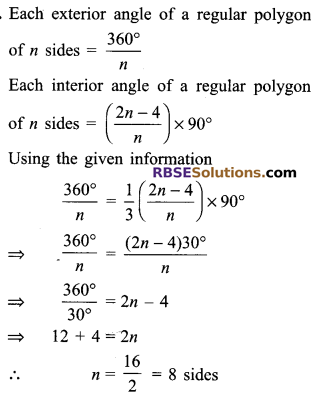RBSE Solutions for Class 9 Maths Chapter 6 Rectilinear Figures Additional Questions 11