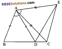 RBSE Solutions for Class 9 Maths Chapter 7 Congruence and Inequalities of Triangles Ex 7.2 12