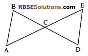 RBSE Solutions for Class 9 Maths Chapter 7 Congruence and Inequalities of Triangles Miscellaneous Exercise 16