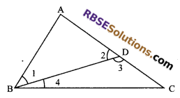 RBSE Solutions for Class 9 Maths Chapter 7 Congruence and Inequalities of Triangles Miscellaneous Exercise 21