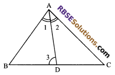 RBSE Solutions for Class 9 Maths Chapter 7 Congruence and Inequalities of Triangles Miscellaneous Exercise 22