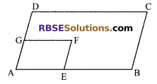 RBSE Solutions for Class 9 Maths Chapter 9 Quadrilaterals Ex 9.2 1