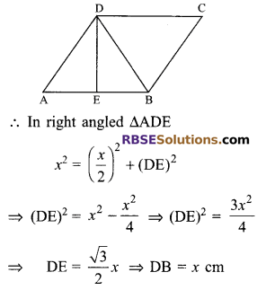 RBSE Solutions for Class 9 Maths Chapter 9 Quadrilaterals Ex 9.2 3