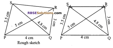 RBSE Solutions for Class 9 Maths Chapter 9 Quadrilaterals Ex 9.3 2