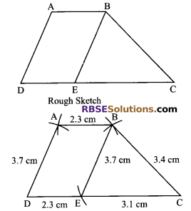 RBSE Solutions for Class 9 Maths Chapter 9 Quadrilaterals Miscellaneous Exercise 21