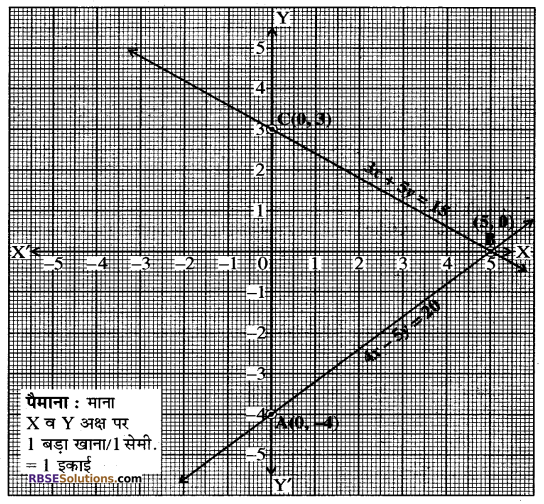 Rajasthan Board RBSE Class 10 Maths Chapter 4 दो चरों वाले रैखिक समीकरण एवं असमिकाएँ Ex 4.1 17