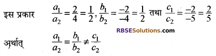Rajasthan Board RBSE Class 10 Maths Chapter 4 दो चरों वाले रैखिक समीकरण एवं असमिकाएँ Ex 4.1 2